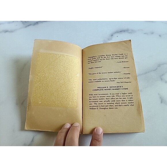 Complete Money Market Guide By William E. Donoghue Paperback - Picture 2 of 10